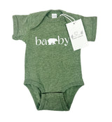 Baby Bear Green Onesie