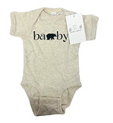 Baby Bear Beige Onesie