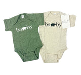 Baby Bear Beige Onesie