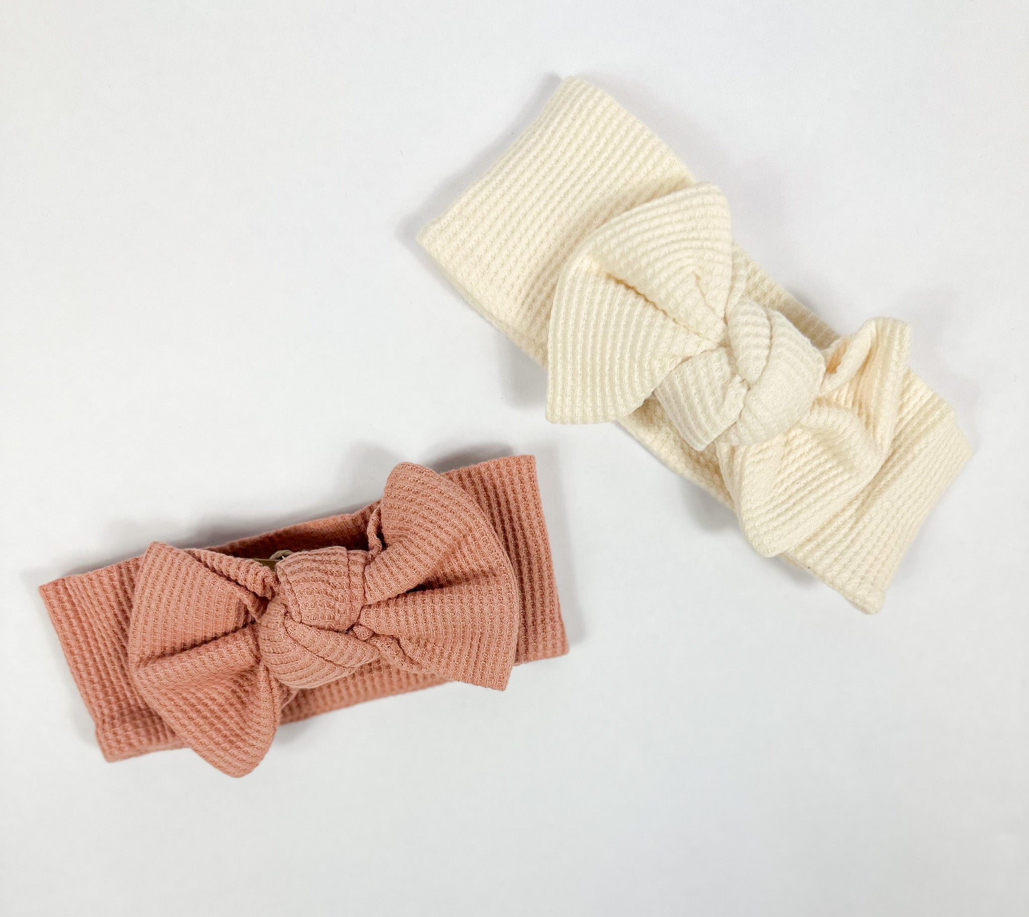 Charlie Organic Waffle Knot Bow