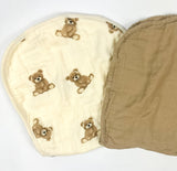 Coco Bear Burp Cloth