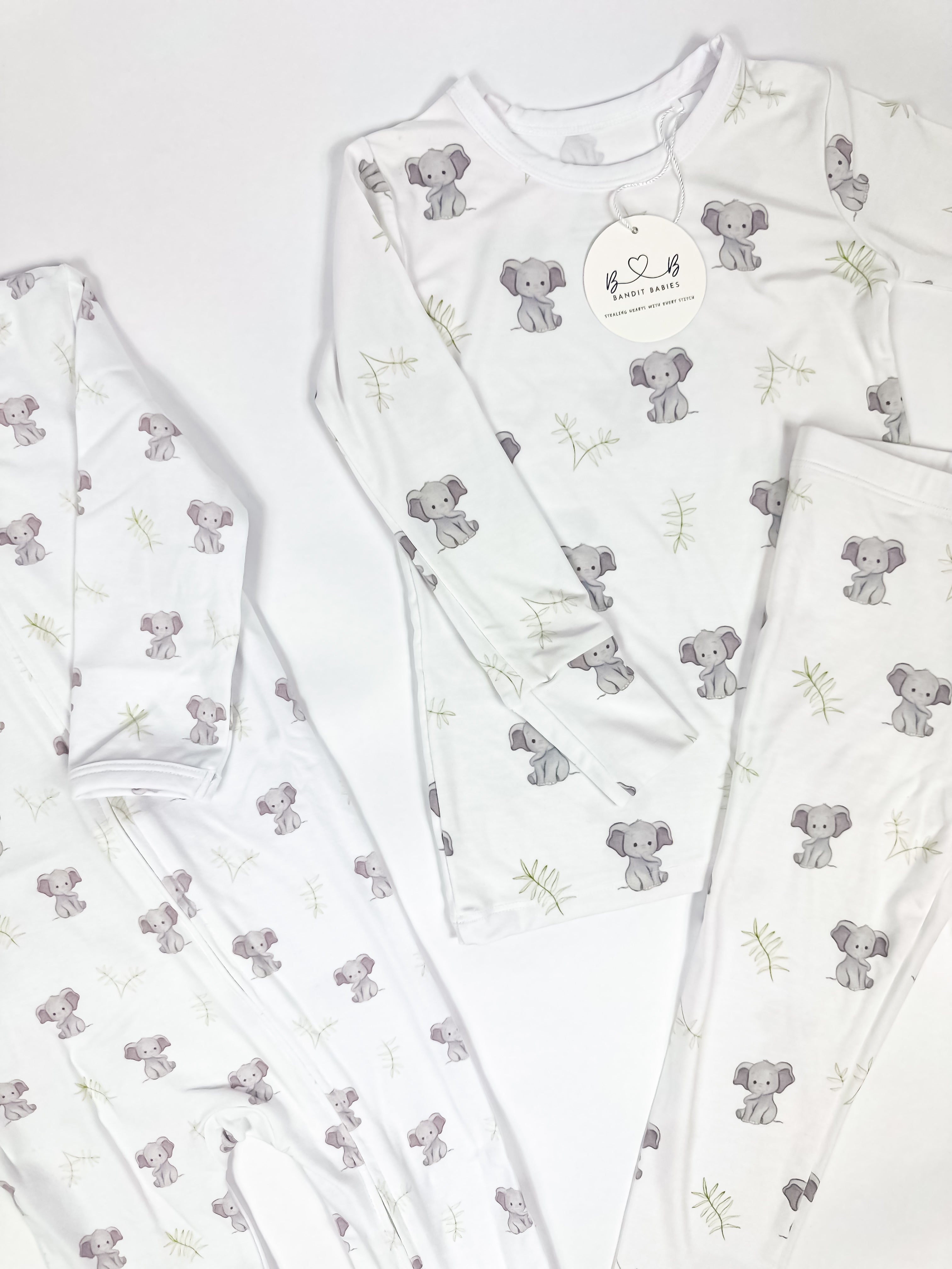 Ellie Elephant Bamboo Pajama