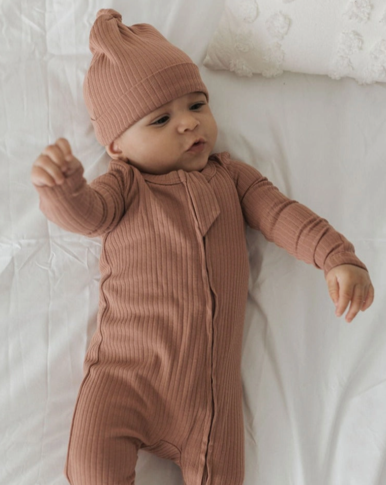 My Girl Ribbed Footie