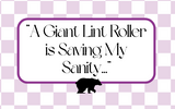 A Giant Lint Roller is Saving My Sanity...