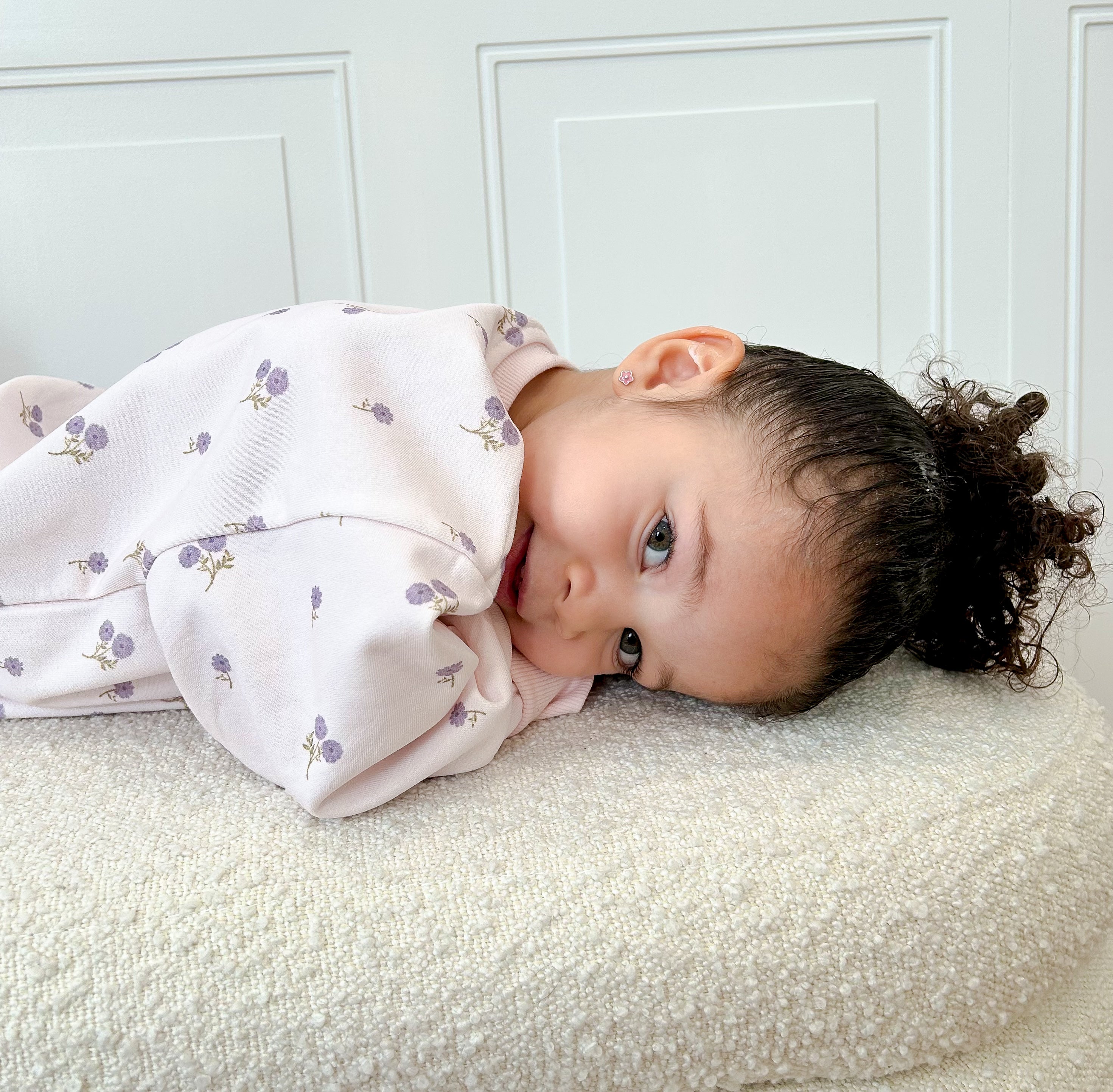 Magnolia Top - Powder Purple