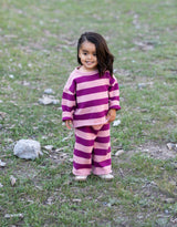 Indie Knit Striped Set