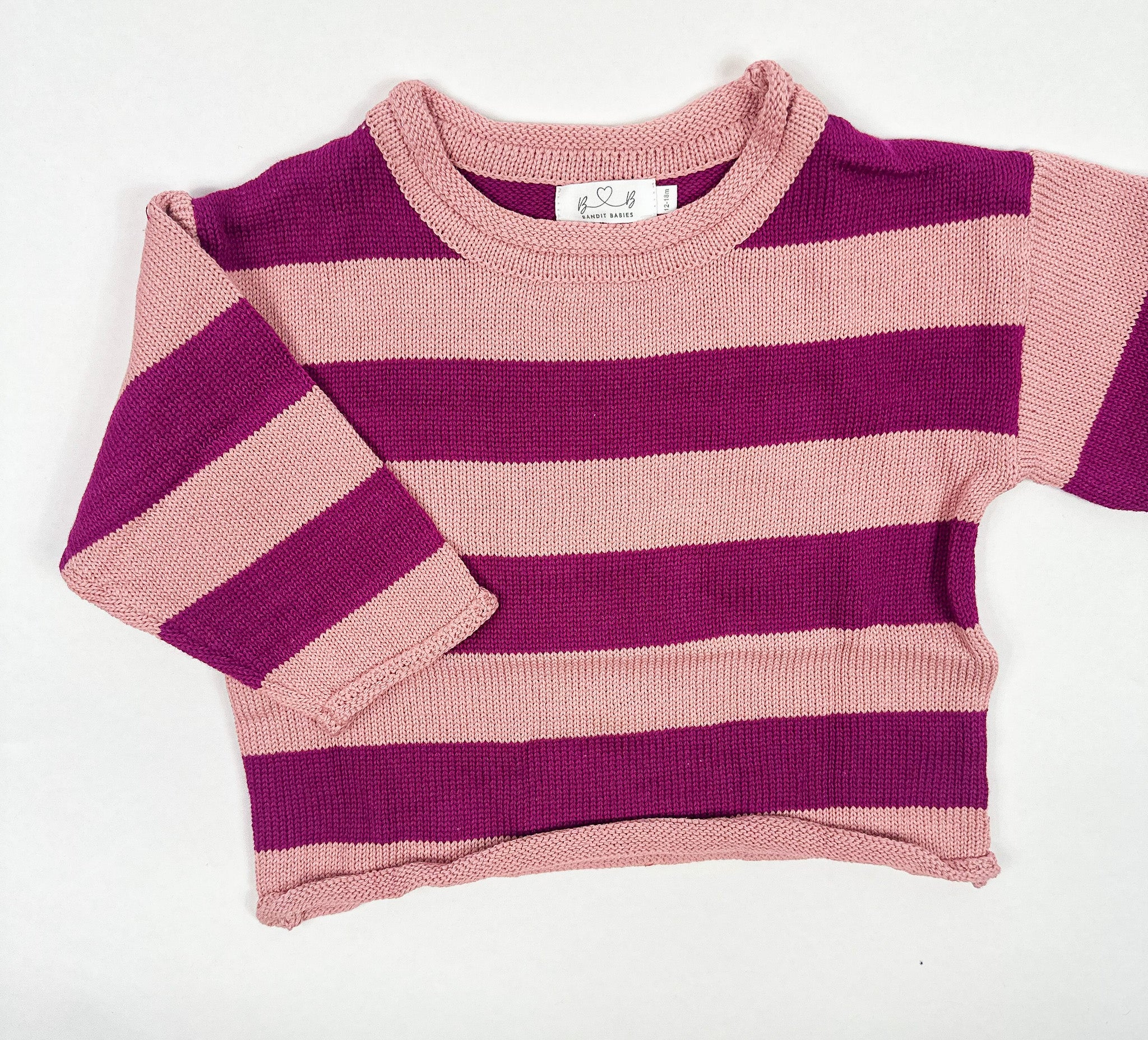 Indie Knit Striped Set