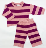 Indie Knit Striped Set