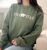 Mama Bear Green Sweatshirt