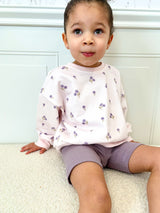 Magnolia Top - Powder Purple