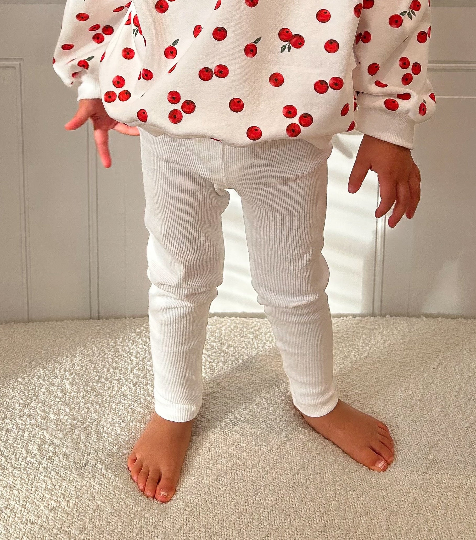 Snow Ribbed Leggings