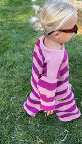 Indie Knit Striped Set
