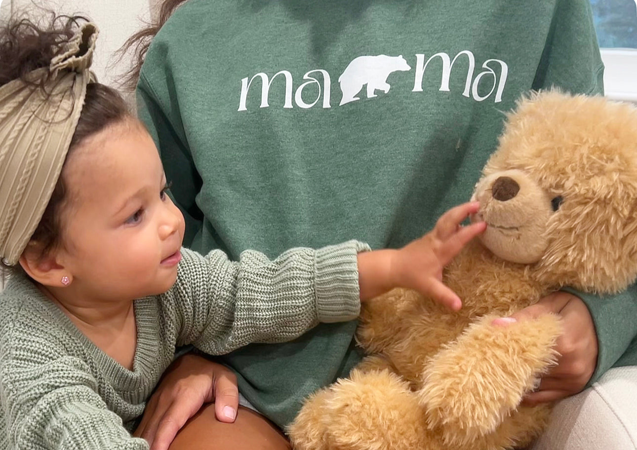 Mama Bear Green Sweatshirt